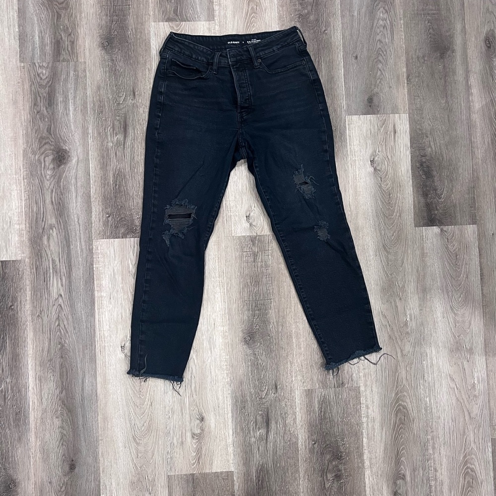 Old Navy Women's Black Ankle & Cropped Jeans